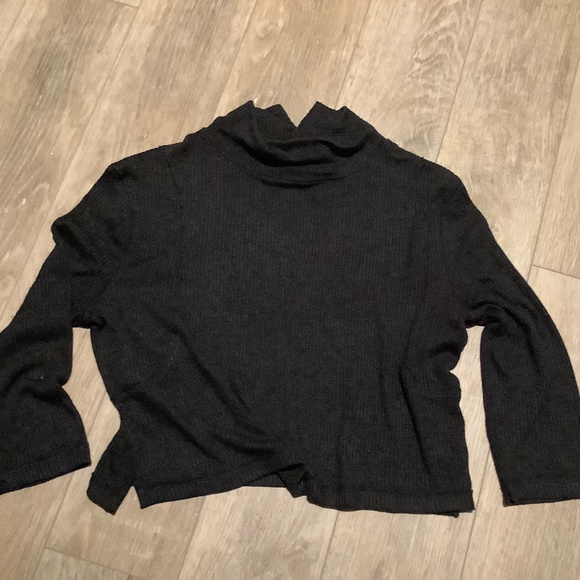 Free People  Ribbed Mock Turtleneck - Picture 1 of 6